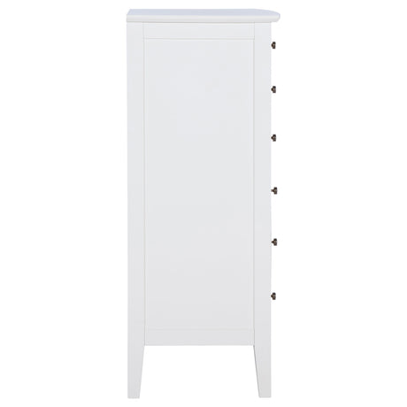Bexhill 8-drawer Chest of Drawers White - Home Elegance USA