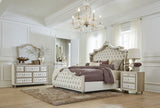 Antonella Upholstered Eastern King Panel Bed Ivory and Camel | Coaster - 223521KE - Home Elegance USA - 5