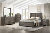 Eastern King Bed 5 Pc Set - Janine 5-piece Eastern King Bedroom Set Grey