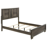 Eastern King Bed - Janine Wood Eastern King Panel Bed Grey