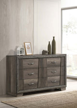 Dresser - Janine 6-drawer Dresser Grey