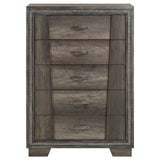 Chest - Janine 5-drawer Chest Grey