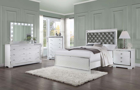 Eleanor 5-piece Eastern King Bedroom Set White | Coaster - Home Elegance USA