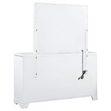 Dresser With Mirror - Eleanor Rectangular 6-drawer Dresser with Mirror White