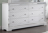 Dresser - Eleanor Rectangular 6-drawer Dresser White