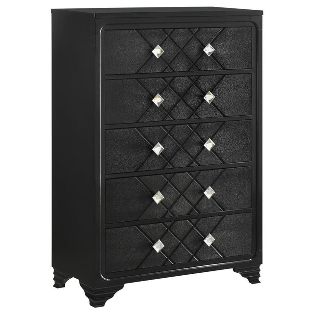 Penelope 5-drawer Chest Black | Coaster - Home Elegance USA