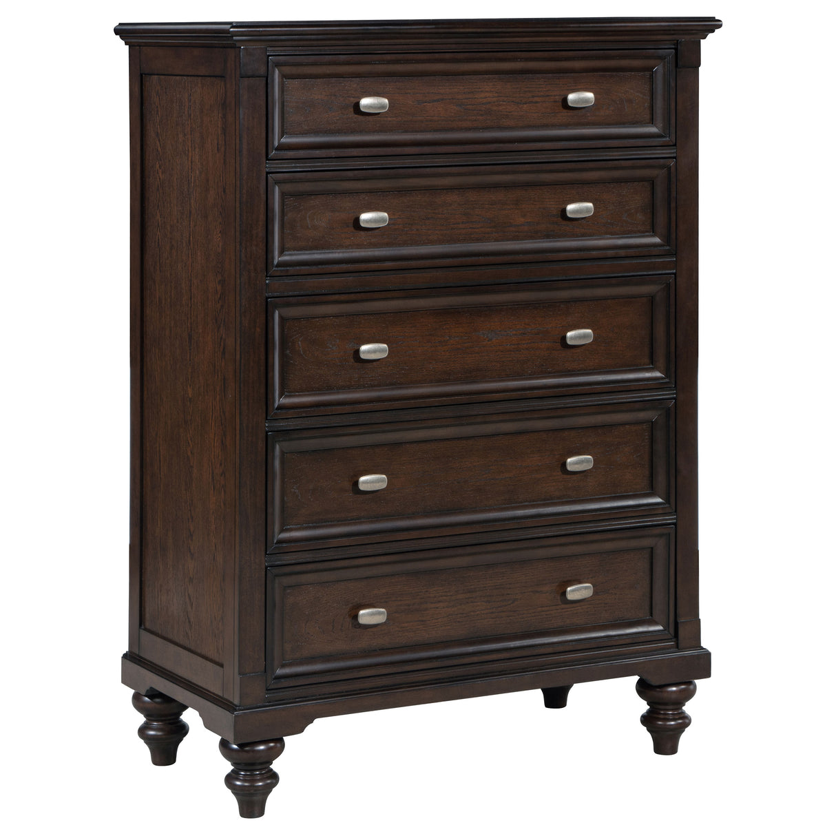 Andover 5-piece Eastern King Bedroom Set Dark Oak – Coaster Furniture