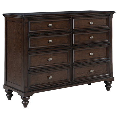 Andover 4-piece Queen Bedroom Set Dark Oak – Coaster Furniture - Home Elegance USA