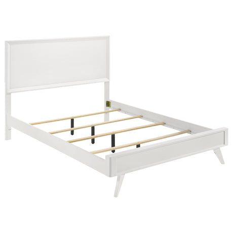 Queen Bed - Janelle Wood Queen Panel Bed White