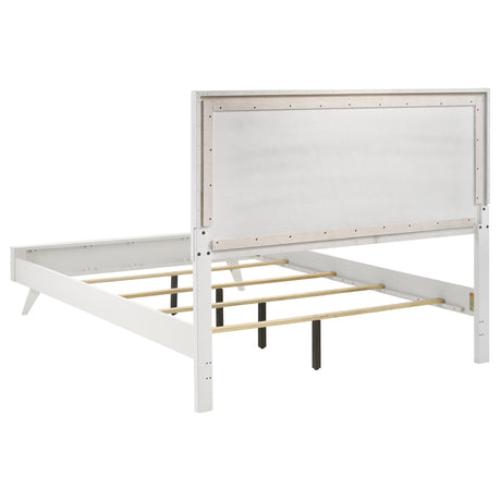 Queen Bed - Janelle Wood Queen Panel Bed White