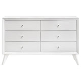 Dresser - Janelle 6-drawer Dresser White