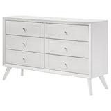 Dresser - Janelle 6-drawer Dresser White