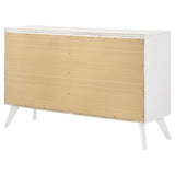 Dresser - Janelle 6-drawer Dresser White