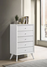 Chest - Janelle 5-drawer Chest White