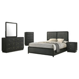 Cavelle 5-piece Eastern King Bedroom Set Black - sold by Home Elegance USA