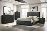 Cavelle 5-piece Queen Bedroom Set in Black | Coaster Furniture