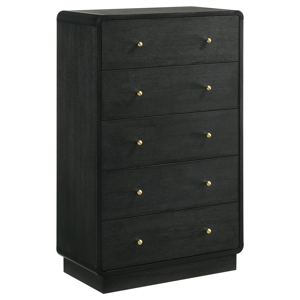 Cavelle 5-piece Queen Bedroom Set in Black | Coaster Furniture