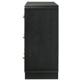 Cavelle 6-drawer Dresser Cabinet Black - Home Elegance USA