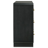 Cavelle 6-drawer Dresser Cabinet Black - Home Elegance USA