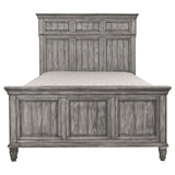 Avenue Wood Eastern King Panel Bed Weathered Grey | Coaster - 224031KE - Home Elegance USA - 5