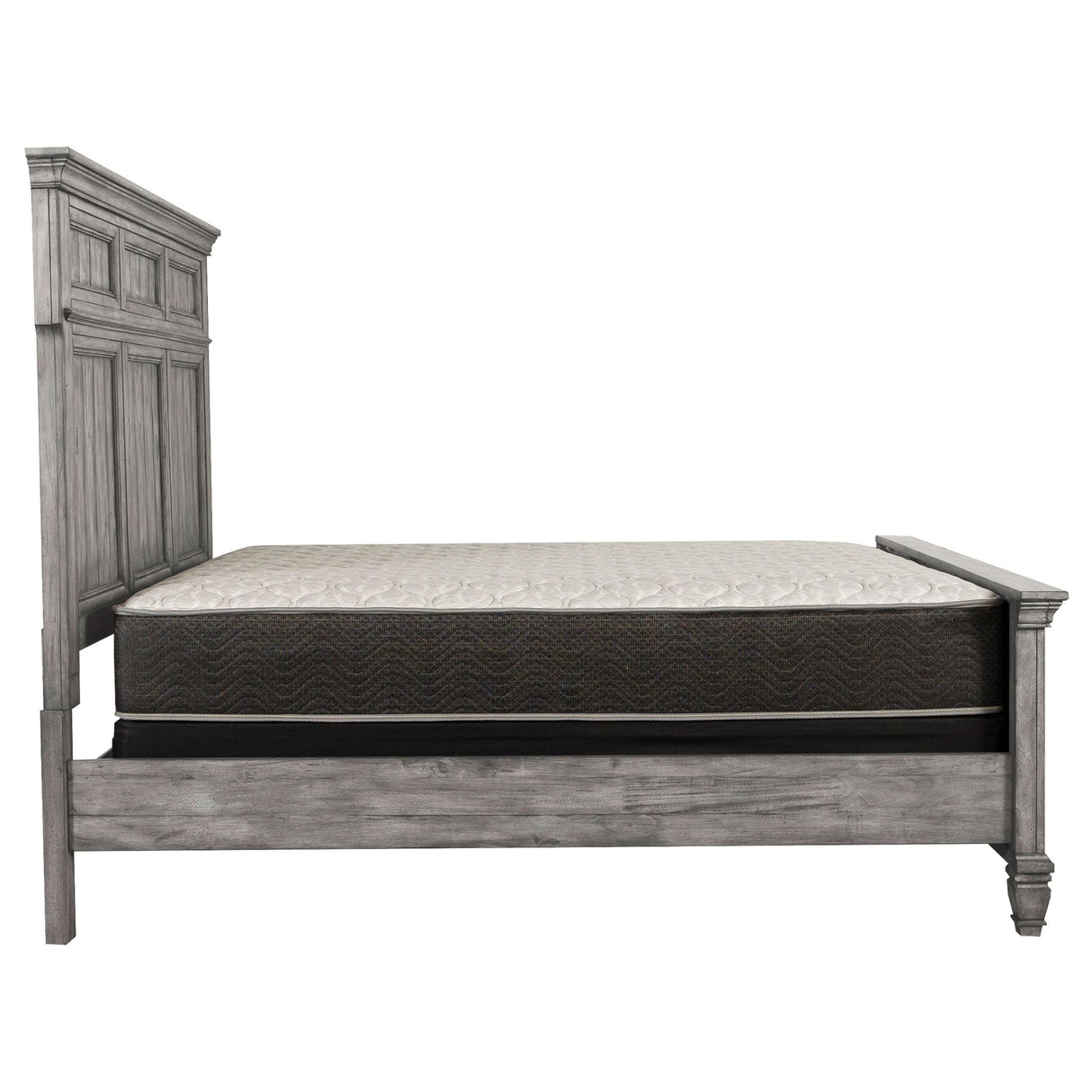 Avenue Wood Eastern King Panel Bed Weathered Grey | Coaster - 224031KE - Home Elegance USA - 8