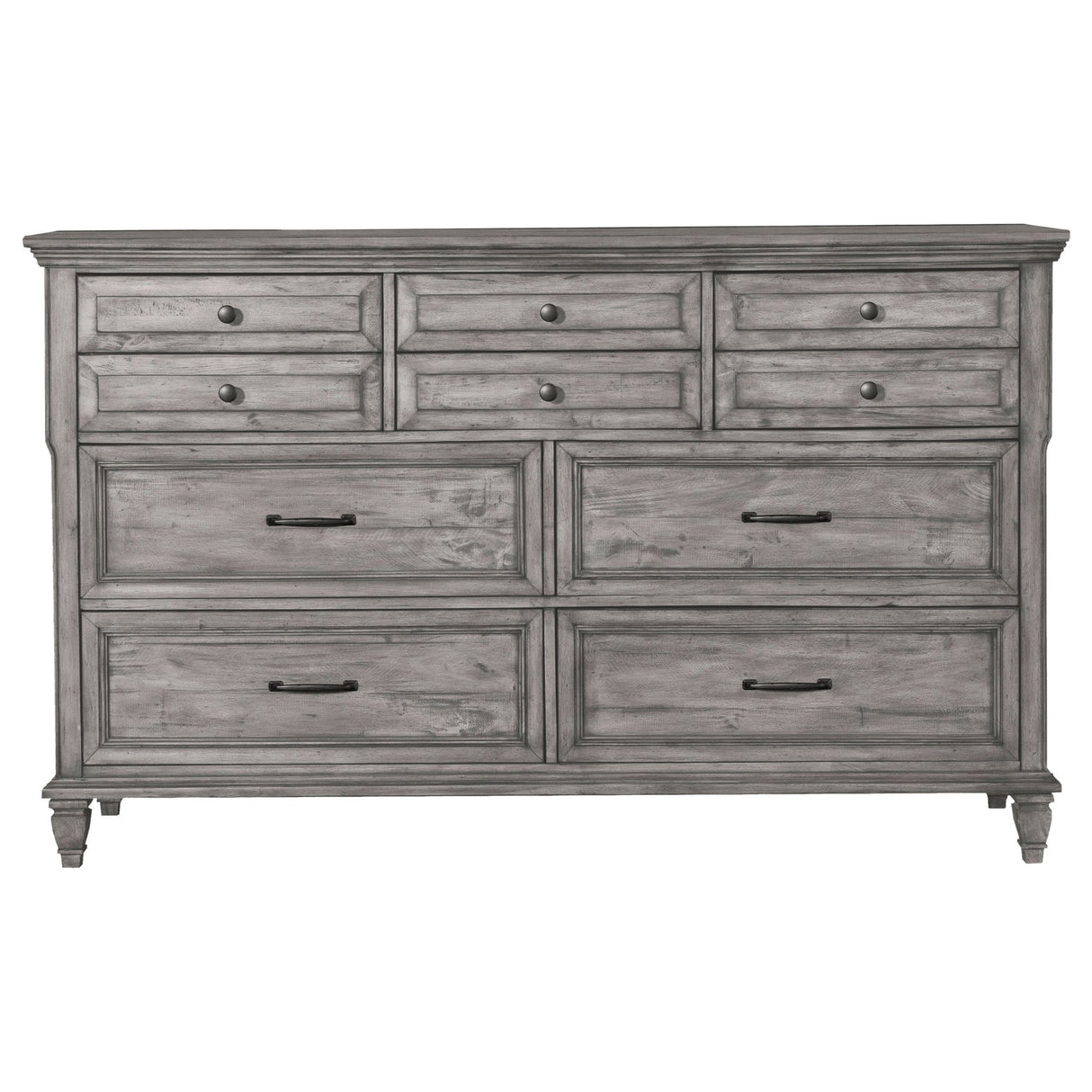 Avenue 8 - drawer Rectangular Dresser Grey | Coaster - 224033 - Home Elegance USA - 3