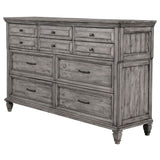 Avenue 8 - drawer Rectangular Dresser Grey | Coaster - 224033 - Home Elegance USA - 4