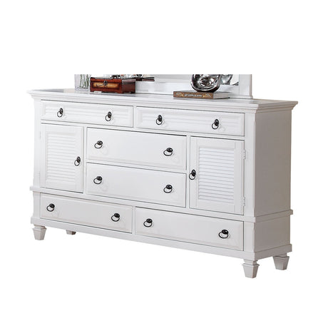 Acme - Merivale Dresser 22425 White Finish