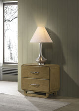 Amsbury 2-drawer Nightstand Bedside Table Nutmeg - Home Elegance USA