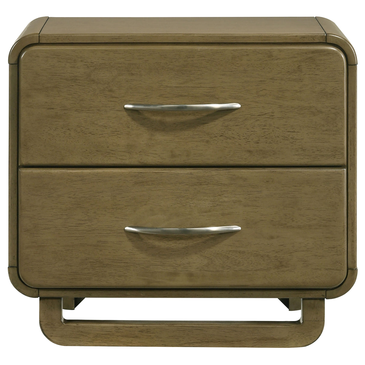 Amsbury 2-drawer Nightstand Bedside Table Nutmeg - Home Elegance USA