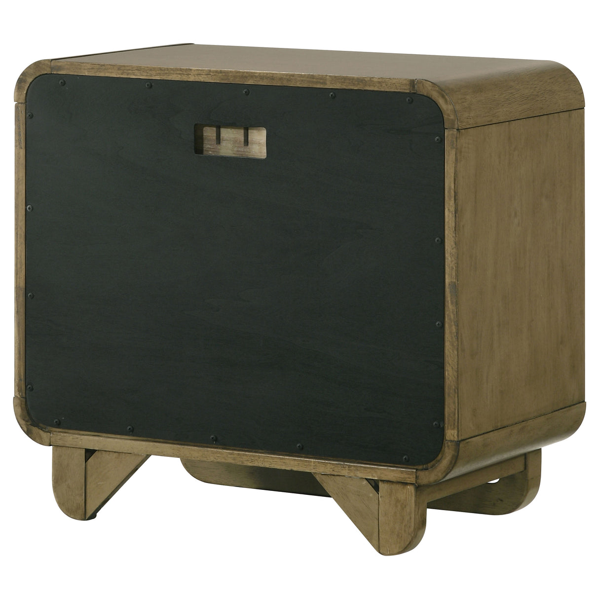 Amsbury 2-drawer Nightstand Bedside Table Nutmeg - Home Elegance USA