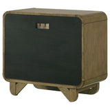 Amsbury 2-drawer Nightstand Bedside Table Nutmeg - Home Elegance USA