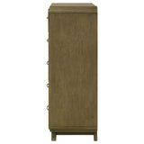 Amsbury 5-drawer Chest of Drawers Nutmeg - Home Elegance USA