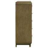 Amsbury 5-drawer Chest of Drawers Nutmeg - Home Elegance USA