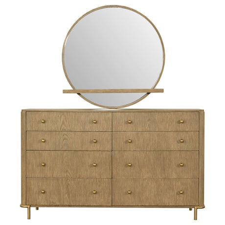 Arini 8 - drawer Dresser with Mirror Sand Wash | Coaster | Home Elegance USA