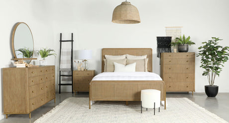 Arini 8 - drawer Dresser with Mirror Sand Wash | Coaster | Home Elegance USA
