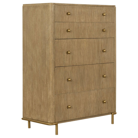 Arini 5 - drawer Chest Sand Wash | Coaster | Home Elegance USA