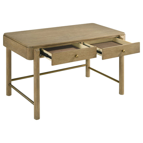 Arini 2 - drawer Vanity Desk Makeup Table Sand Wash | Coaster | Home Elegance USA