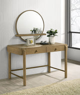 Arini 2 - drawer Vanity Desk Makeup Table Sand Wash | Coaster | Home Elegance USA