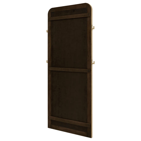 Arini Cane Weave Full Length Standing Floor Mirror Sand Wash - Home Elegance USA
