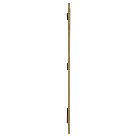Arini Cane Weave Full Length Standing Floor Mirror Sand Wash - Home Elegance USA