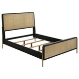 Arini 4 - piece Eastern King Bedroom Set Black and Natural | Coaster | Home Elegance USA