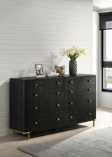 Arini 8 - drawer Bedroom Dresser Black | Coaster | Home Elegance USA