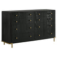 Arini 8 - drawer Bedroom Dresser Black | Coaster | Home Elegance USA