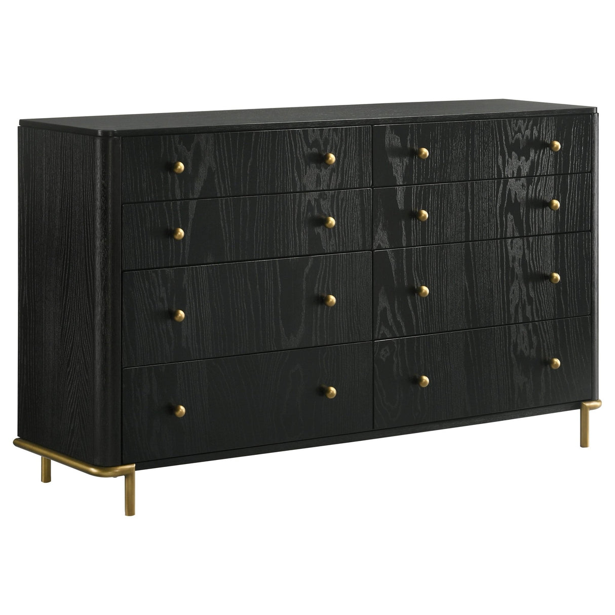 Arini 8 - drawer Bedroom Dresser Black | Coaster | Home Elegance USA