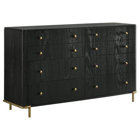 Arini 8 - drawer Bedroom Dresser Black | Coaster - 224333 - Home Elegance USA - 1