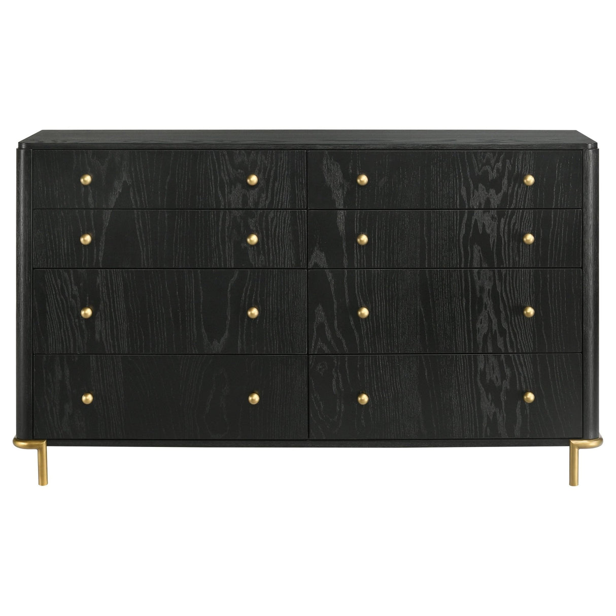 Arini 8 - drawer Bedroom Dresser Black | Coaster | Home Elegance USA