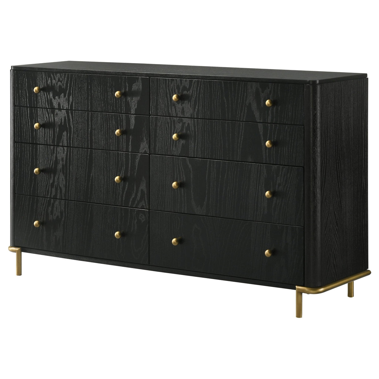 Arini 8 - drawer Bedroom Dresser Black | Coaster | Home Elegance USA