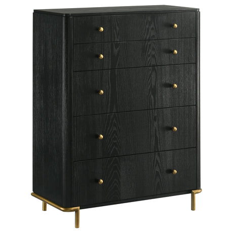 Arini 5 - drawer Bedroom Chest Black | Coaster - 224335 - Home Elegance USA - 1