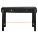 Arini 2 - drawer Vanity Desk Makeup Table Black | Coaster - 224337 - Home Elegance USA - 4